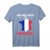 Frankreich Flagge T-Shirt – Mein Herz schlägt für Frankreich, perfektes Geschenk für Frankreich-Fans und Urlaubsliebhaber