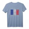 Geboren und aufgewachsen in Frankreich-Flagge - Französische Wurzeln T-Shirt für Stolz und Kultur