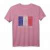Geboren und aufgewachsen in Frankreich-Flagge - Französische Wurzeln T-Shirt für Stolz und Kultur