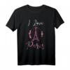 Ich Liebe Paris Eiffelturm T-Shirt – Perfekt für Paris-Urlaub, Touristen & Frankreich-Fans