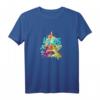 Bunter Eiffelturm von Paris - Frankreich T-Shirt mit lebendigem Design, perfekt als Geschenk für Paris- und Frankreich-Liebhaber