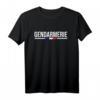 Gendarmerie Frankreich Polizei Gendarme T-Shirt - Lustiges Kostüm für Halloween, Partys & Polizei-Enthusiasten