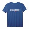 Gendarmerie Frankreich Polizei Gendarme T-Shirt - Lustiges Kostüm für Halloween, Partys & Polizei-Enthusiasten