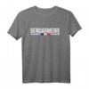 Gendarmerie Frankreich Polizei Gendarme T-Shirt - Lustiges Kostüm für Halloween, Partys & Polizei-Enthusiasten