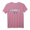 FRANKREICH Flagge T-Shirt für Damen, Herren & Kinder – Klassisch geschnitten, doppelt genähter Saum, ideal für Frankreich-Fans