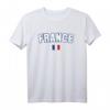 FRANKREICH Flagge T-Shirt für Damen, Herren & Kinder – Klassisch geschnitten, doppelt genähter Saum, ideal für Frankreich-Fans