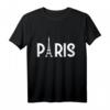 Paris Eiffelturm Sehenswürdigkeit T-Shirt – Klassisch geschnittenes Frankreich Souvenir für Touristen und Eiffelturm-Fans