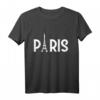 Paris Eiffelturm Sehenswürdigkeit T-Shirt – Klassisch geschnittenes Frankreich Souvenir für Touristen und Eiffelturm-Fans