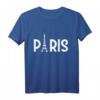 Paris Eiffelturm Sehenswürdigkeit T-Shirt – Klassisch geschnittenes Frankreich Souvenir für Touristen und Eiffelturm-Fans