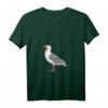 Freches Damen T-Shirt mit schreiender Möwe und V-Ausschnitt – Perfekt für Strand-, Meer- und Urlaubsliebhaberinnen