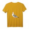 Freches Damen T-Shirt mit schreiender Möwe und V-Ausschnitt – Perfekt für Strand-, Meer- und Urlaubsliebhaberinnen