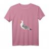 Freches Damen T-Shirt mit schreiender Möwe und V-Ausschnitt – Perfekt für Strand-, Meer- und Urlaubsliebhaberinnen