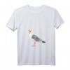 Freches Damen T-Shirt mit schreiender Möwe und V-Ausschnitt – Perfekt für Strand-, Meer- und Urlaubsliebhaberinnen