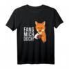 Fang Mich Doch Fuchs Kartenspiel Doppelkopf T-Shirt für Kinder, Damen & Herren – Lustiges Outfit für Spieleabende