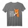 Fang Mich Doch Fuchs Kartenspiel Doppelkopf T-Shirt für Kinder, Damen & Herren – Lustiges Outfit für Spieleabende