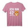 Lustiges 43. Geburtstag T-Shirt mit Fuchs und Mittelfinger - Witziges Geschenk für Geburtstagskinder, Humorvolles Outfit