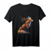 Fuchs Tier Kunst Schmetterling Blumen T-Shirt – Perfektes Geschenk für Tierliebhaber, Naturfreunde und Kinder