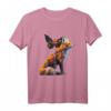 Fuchs Tier Kunst Schmetterling Blumen T-Shirt – Perfektes Geschenk für Tierliebhaber, Naturfreunde und Kinder