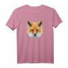Poly Art Fuchs Motiv T-Shirt für Fuchs-Liebhaber – Perfektes Geburtstagsgeschenk für Tierfreunde