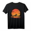 Wald Tierliebhaber Fuchs T-Shirt - Sonnenuntergang Motiv für Natur- und Tierfreunde, ideal für Waldbesucher und Fuchsfans
