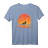 Wald Tierliebhaber Fuchs T-Shirt - Sonnenuntergang Motiv für Natur- und Tierfreunde, ideal für Waldbesucher und Fuchsfans