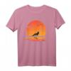 Wald Tierliebhaber Fuchs T-Shirt - Sonnenuntergang Motiv für Natur- und Tierfreunde, ideal für Waldbesucher und Fuchsfans