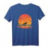 Wald Tierliebhaber Fuchs T-Shirt - Sonnenuntergang Motiv für Natur- und Tierfreunde, ideal für Waldbesucher und Fuchsfans