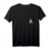 Damen Fuchs in der Tasche T-Shirt – Niedliches Fuchsdesign mit V-Ausschnitt, ideales Geschenk für Fuchsliebhaber, Mädchen und Jungen