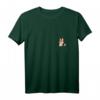 Damen Fuchs in der Tasche T-Shirt – Niedliches Fuchsdesign mit V-Ausschnitt, ideales Geschenk für Fuchsliebhaber, Mädchen und Jungen