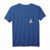 Damen Fuchs in der Tasche T-Shirt – Niedliches Fuchsdesign mit V-Ausschnitt, ideales Geschenk für Fuchsliebhaber, Mädchen und Jungen