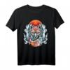 Japanischer Fuchs mit neun Schwanzen Kawaii Kitsune Kami Inari T-Shirt – Perfekt für Cosplay, japanische Feste und Anime-Liebhaber