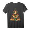 Fuchs Weihnachtsbaum T-Shirt – Lustiges Waldtier Weihnachtsoutfit als Geschenk für Tierliebhaber und Weihnachtsfans