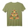 Fuchs Weihnachtsbaum T-Shirt – Lustiges Waldtier Weihnachtsoutfit als Geschenk für Tierliebhaber und Weihnachtsfans