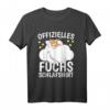 Offizielles Fuchs Schlafshirt – Lustiges Schlafoberteil für süße Träume, Geschenkidee für Tierliebhaber, Langschläfer & Nachteulen