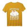 Offizielles Fuchs Schlafshirt – Lustiges Schlafoberteil für süße Träume, Geschenkidee für Tierliebhaber, Langschläfer & Nachteulen