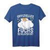 Offizielles Fuchs Schlafshirt – Lustiges Schlafoberteil für süße Träume, Geschenkidee für Tierliebhaber, Langschläfer & Nachteulen
