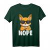 Fuchs Kinder Jungen Mädchen T-Shirt – Witziges Füchse Nope Design als Geschenkidee für Kinder zu Weihnachten & Geburtstag