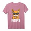 Fuchs Kinder Jungen Mädchen T-Shirt – Witziges Füchse Nope Design als Geschenkidee für Kinder zu Weihnachten & Geburtstag