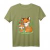 Mutter Fox Baby Fuchs T-Shirt - Süßes Muttertagsgeschenk für Tierliebhaberinnen und Fans von niedlichen Tiermotiven