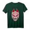 Kitsune Maske Japan Anime T-Shirt - Neunschwänziger Fuchs, Otaku Geschenk, Futuristisches Japan Tier & Kawaii Monster Design für Anime & Manga Fans
