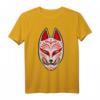 Kitsune Maske Japan Anime T-Shirt - Neunschwänziger Fuchs, Otaku Geschenk, Futuristisches Japan Tier & Kawaii Monster Design für Anime & Manga Fans