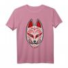 Kitsune Maske Japan Anime T-Shirt - Neunschwänziger Fuchs, Otaku Geschenk, Futuristisches Japan Tier & Kawaii Monster Design für Anime & Manga Fans