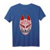 Kitsune Maske Japan Anime T-Shirt - Neunschwänziger Fuchs, Otaku Geschenk, Futuristisches Japan Tier & Kawaii Monster Design für Anime & Manga Fans
