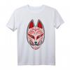 Kitsune Maske Japan Anime T-Shirt - Neunschwänziger Fuchs, Otaku Geschenk, Futuristisches Japan Tier & Kawaii Monster Design für Anime & Manga Fans