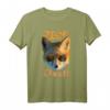 HapKoala Fuchs Print T-Shirt – Lustiges und Stilvolles Geburtstagsgeschenk für Männer und Frauen