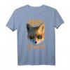 HapKoala Fuchs Print T-Shirt – Lustiges und Stilvolles Geburtstagsgeschenk für Männer und Frauen