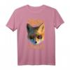 HapKoala Fuchs Print T-Shirt – Lustiges und Stilvolles Geburtstagsgeschenk für Männer und Frauen
