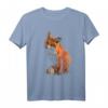 Handbemalter Fuchs T-Shirt – Lustiges Tiermotiv für den HapKoala, wild und einzigartig