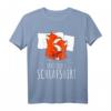 Offizielles Schlafshirt mit Fuchs Motiv – Bequemes Tierliebhaber Oberteil für Morgenmuffel, Langschläfer & Schlafmützen, Geschenk für Familie & Freunde