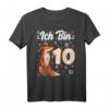 Fuchs Geburtstags T-Shirt für Mädchen zum 10. Geburtstag - Süßes Party-Shirt für kleine Prinzessinnen & Fuchs-Fans
